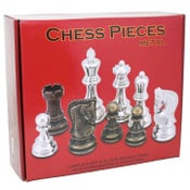 Wholesale - METAL CHESS PIECES C/P 4, UPC: 028672733811